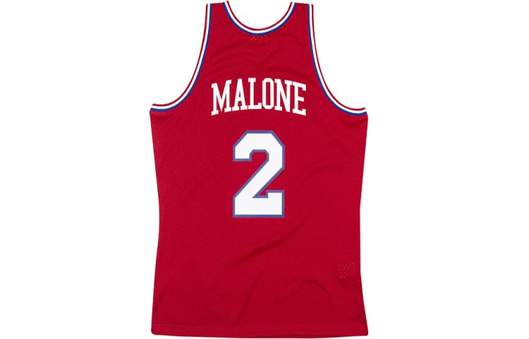 Баскетбольная майка Mitchell Ness NBA SW 1982-83 76 2 - изображение 2