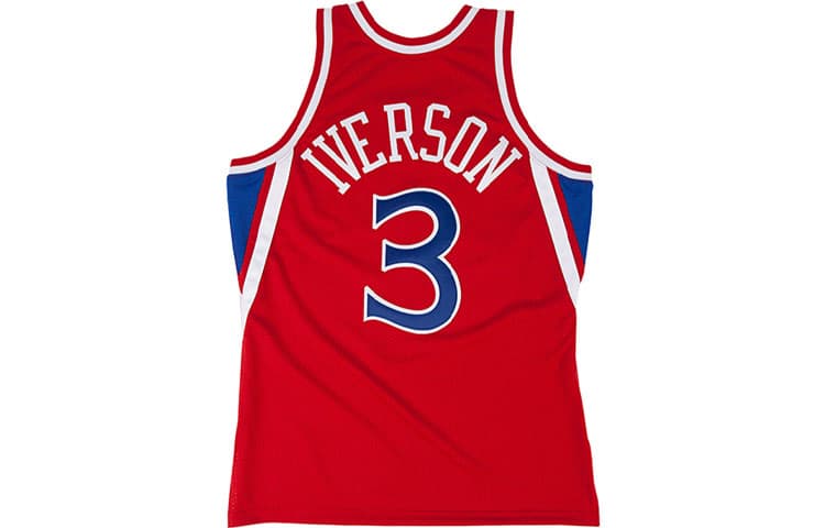 Баскетбольная майка Mitchell Ness NBA AU 1996-97 76 3 - изображение 2