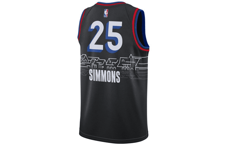 Баскетбольная майка Nike NBA SW 20-21 76 25 - изображение 2