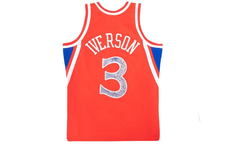 Баскетбольная майка Mitchell Ness NBA 75 SW 96-97 76 3 - изображение 2