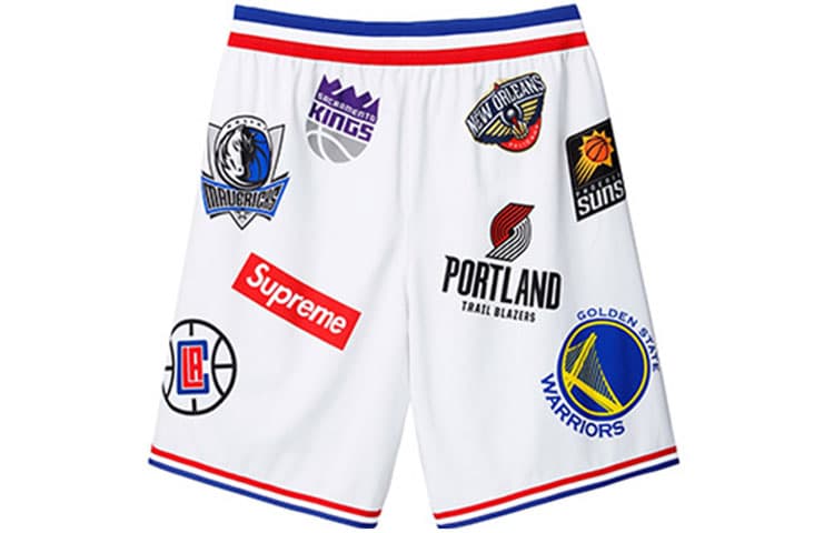 Баскетбольные шорты Supreme x Nike NBA Teams Authentic Short Black - изображение 2