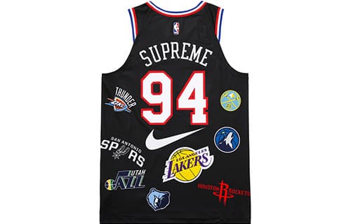 Баскетбольная майка Supreme x Nike NBA Teams Authentic Jersey Black - изображение 2