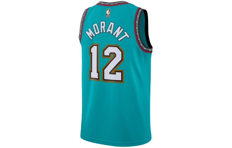 Баскетбольная майка Nike NBA Morant 12 Jersey Green - изображение 2