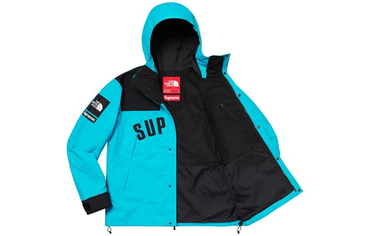 Демисезонная куртка Supreme x The North Face SS19 Jacket Blue - изображение 3