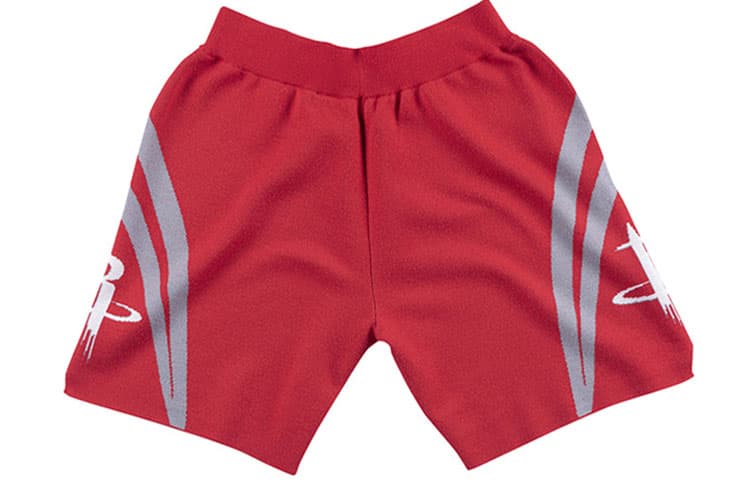 Баскетбольные шорты Mitchell & Ness x CLOT Retro Basketball Shorts Houston Rockets Red - изображение 2