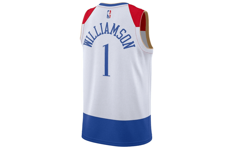 Баскетбольная майка Nike NBA Fan Jersey 20-21 New Orleans Pelicans Zion Williamson #1 White - изображение 2