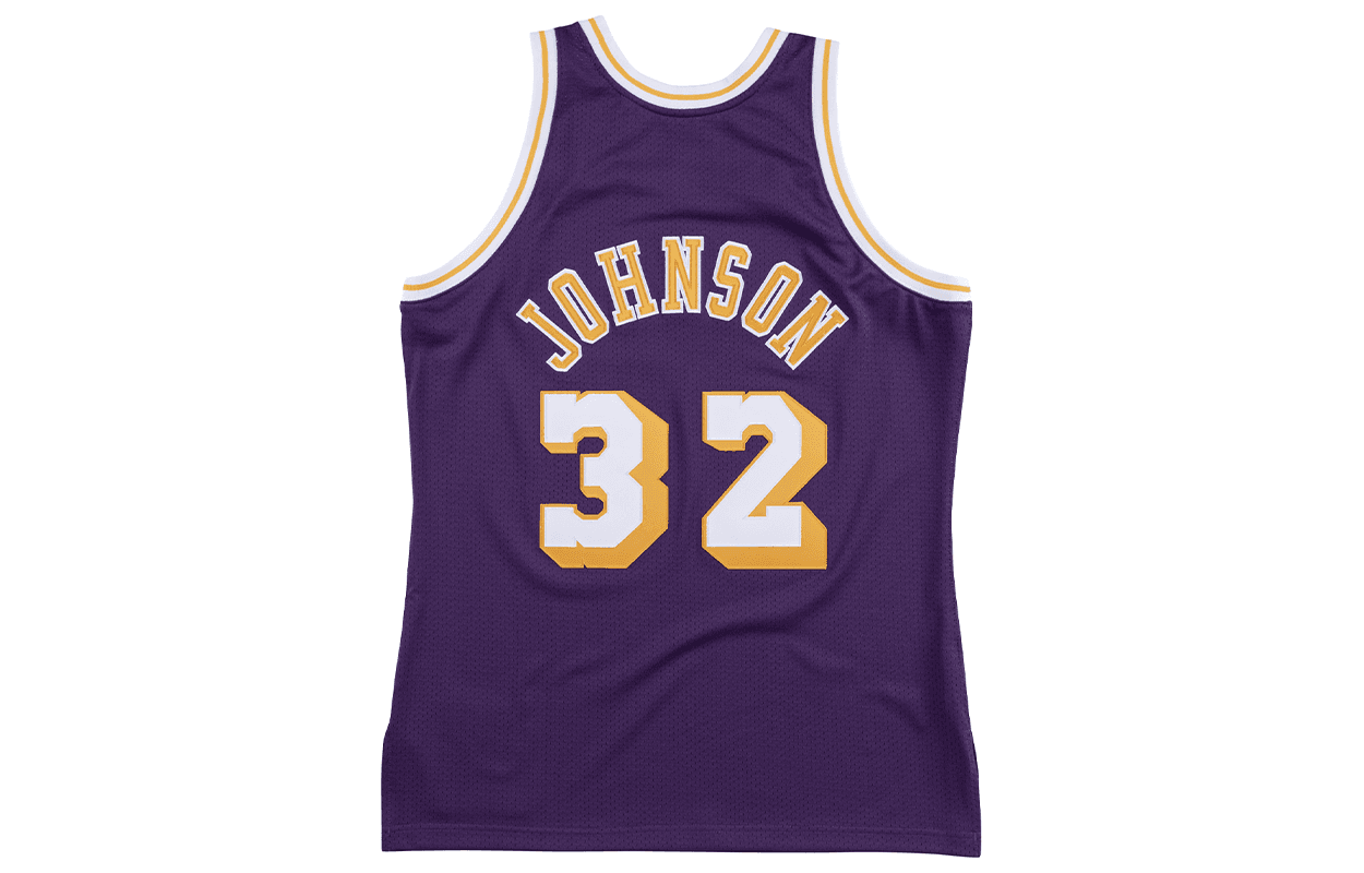 Баскетбольная майка Mitchell Ness NBA AU 1984-85 32 - изображение 2