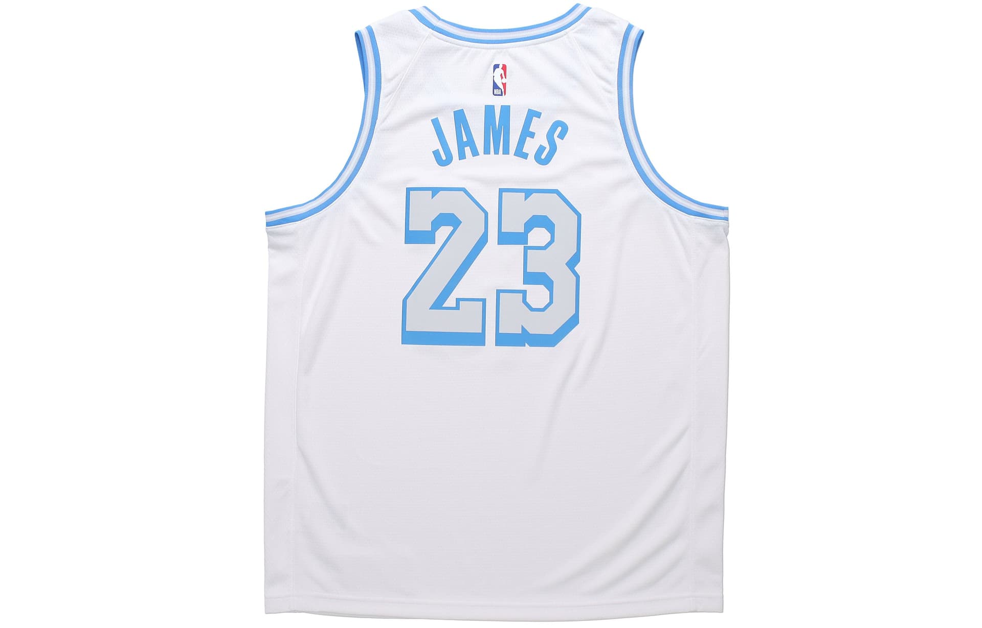 Баскетбольная майка Nike NBA Lakers LeBron James 23 Fan Jersey White - изображение 2