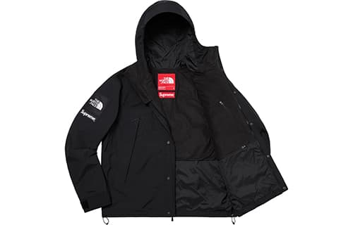 Демисезонная куртка Supreme x The North Face SS19 Logo Jacket Black - изображение 3