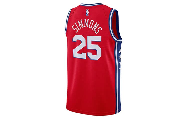 Баскетбольная майка Jordan 76ers Simmons 25 Jersey - изображение 2