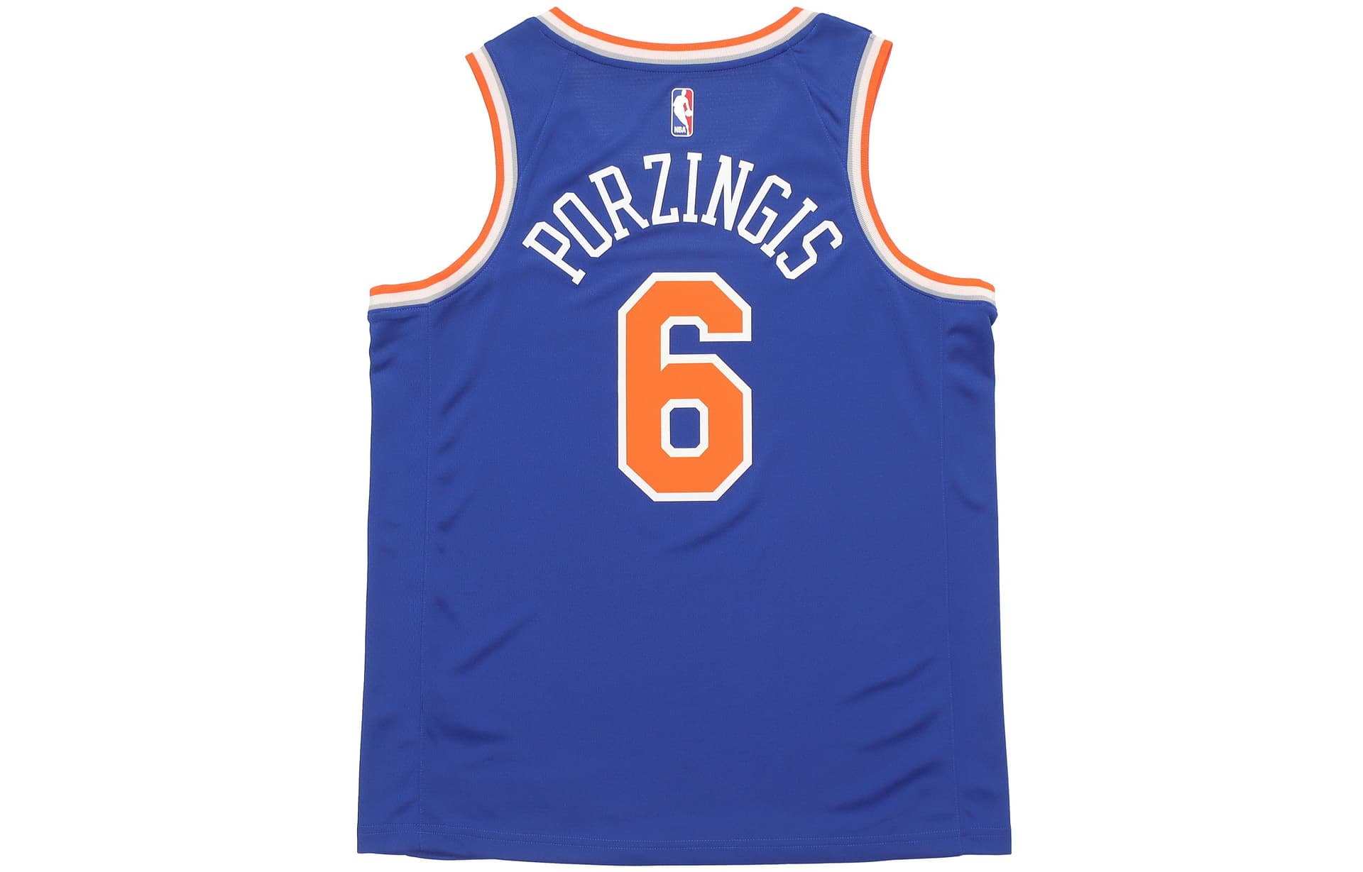 Баскетбольная майка Nike NBA Swingman Jersey Porzingis 6 Blue - изображение 2
