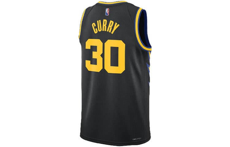 Баскетбольная майка Nike NBA City Edition 75th Anniversary Curry 30 Jersey Black - изображение 2