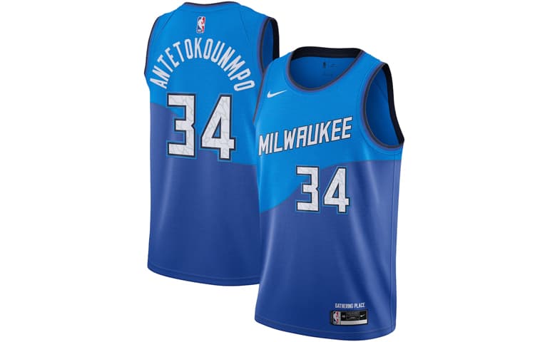 Баскетбольная майка Nike NBA SW 20-21 34 - изображение 3
