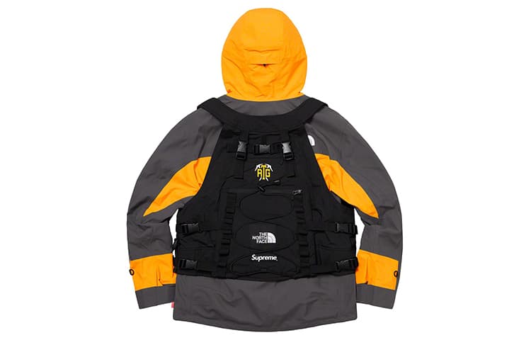 Демисезонная куртка Supreme x The North Face SS20 Jacket Yellow - изображение 4