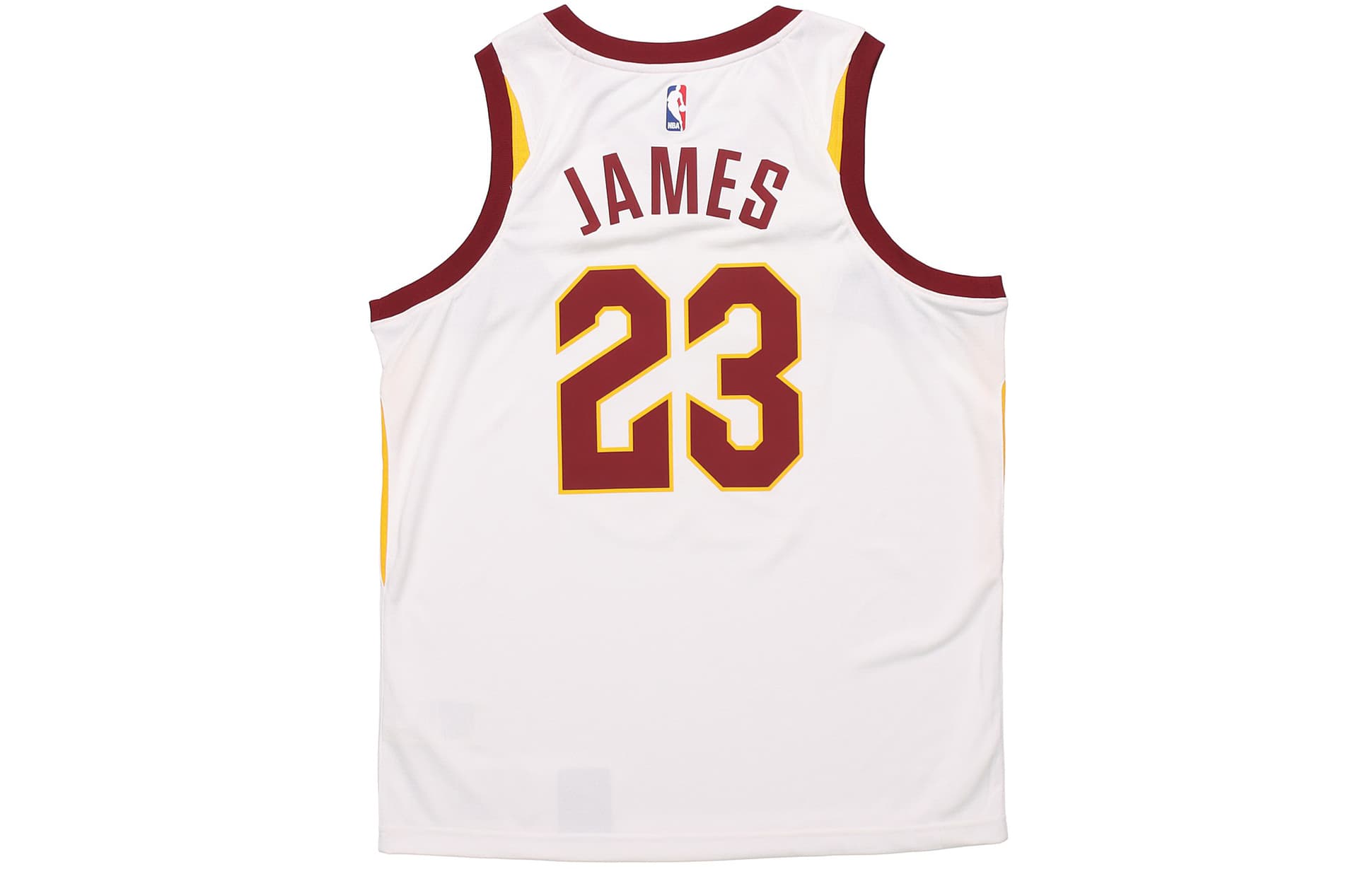 Баскетбольная майка Nike NBA Cavaliers LeBron James 23 Fan Edition White - изображение 2