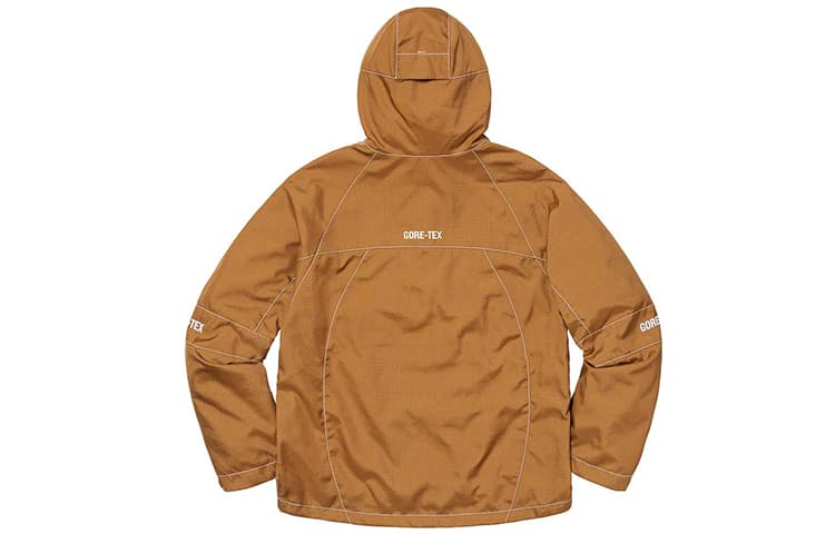 Демисезонная куртка Supreme FW19 GORE-TEX Anorak Brown - изображение 2