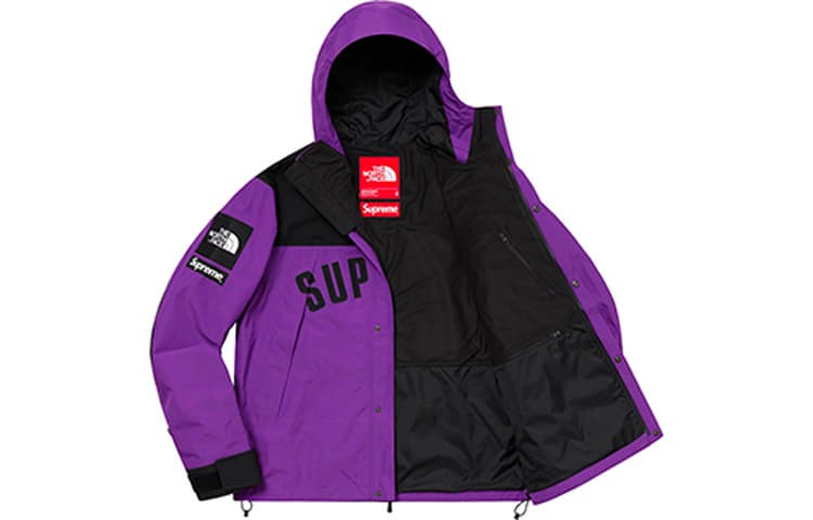 Демисезонная куртка Supreme x The North Face SS19 Jacket Purple - изображение 3