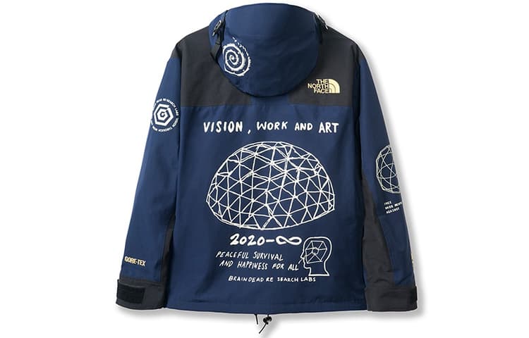 Демисезонная куртка The North Face x Brain Dead Printed Mountain Jacket - изображение 2