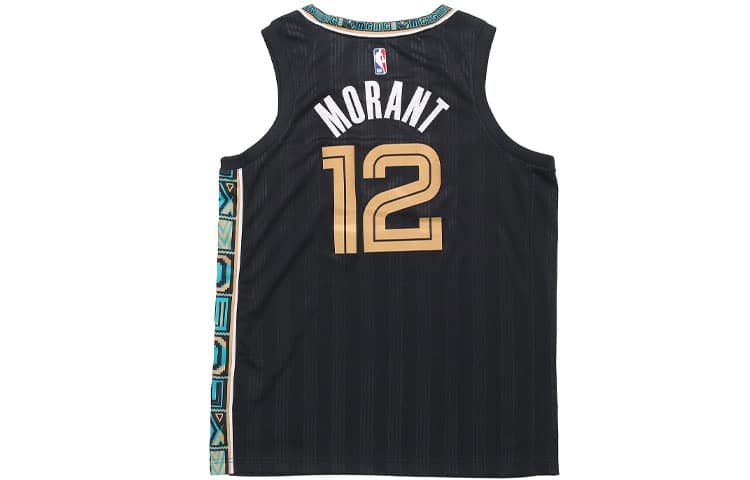 Баскетбольная майка Nike NBA Morant 12 Jersey Black - изображение 2