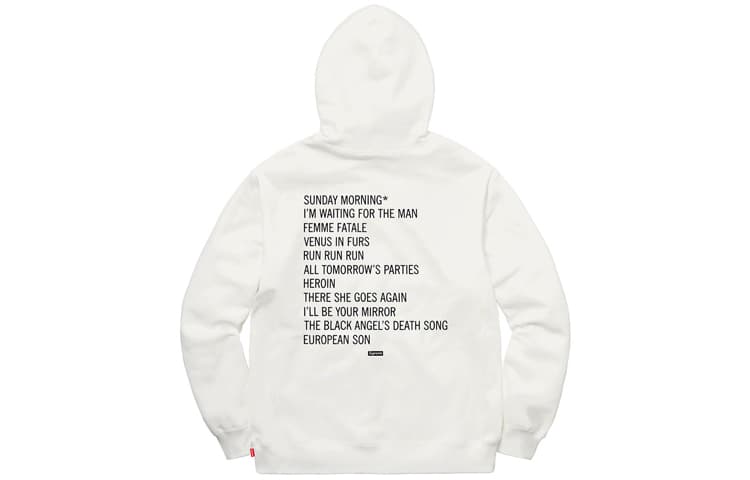 Кофта Supreme x The Velvet Underground Hooded Sweatshirt White - изображение 2