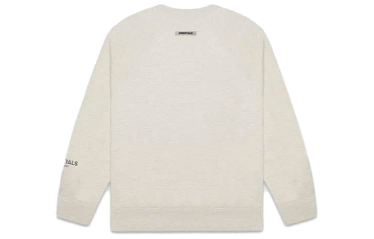 Худи Fear of God Essentials SS20 3D Silicon Applique Crewneck Oatmeal - изображение 2