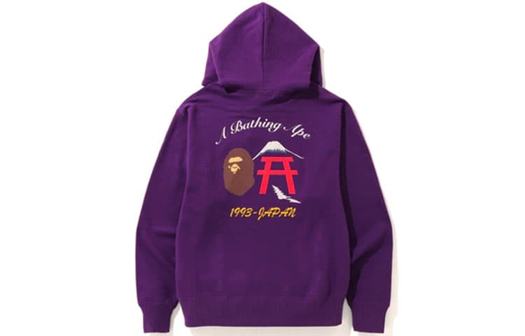 Худи BAPE Relaxed Pullover Logo - изображение 2