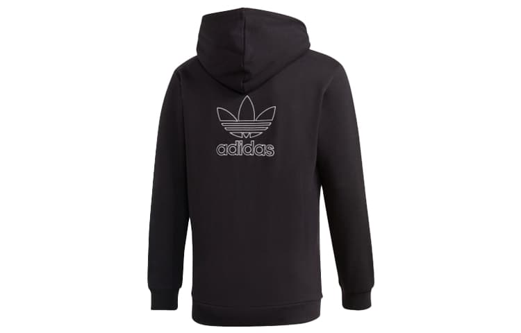 Худи adidas Originals Trefoil Logo Hoodie Black - изображение 2