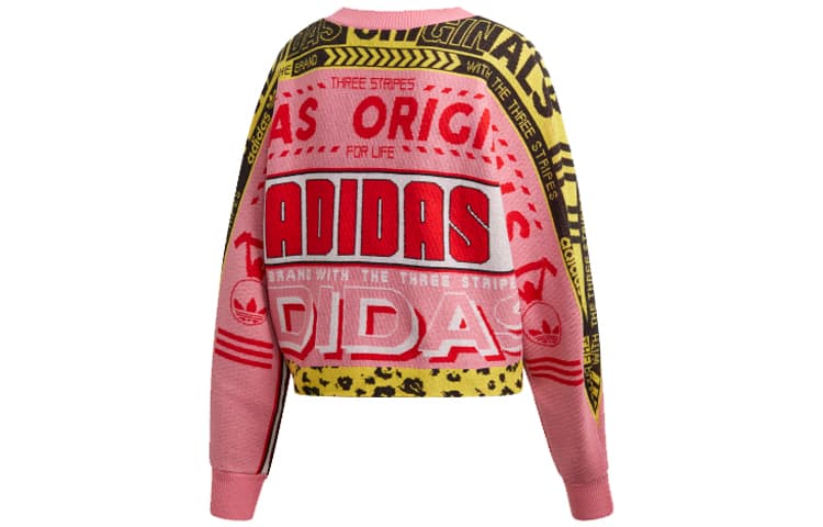 Кофта adidas Originals Sweatshirt Multicolor Letters - изображение 2
