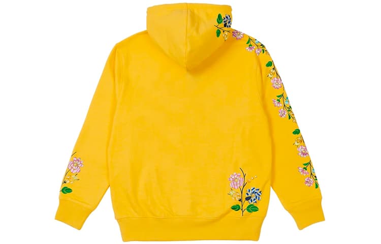Худи PALACE FW21 Flower Stitch Hood Yellow - изображение 2