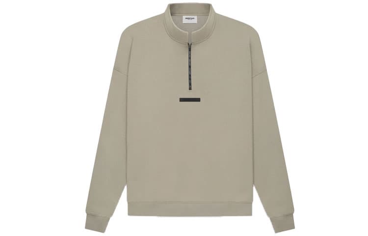 Худи Fear of God Essentials SS21 Mockneck Half Zip Moss - изображение 2