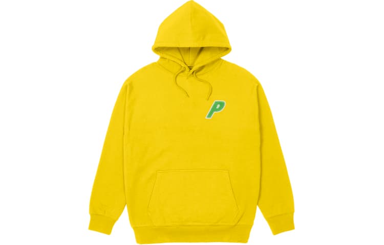 Худи PALACE FW21 ULTIMO Tri-chenille Hood Yellow Logo - изображение 2