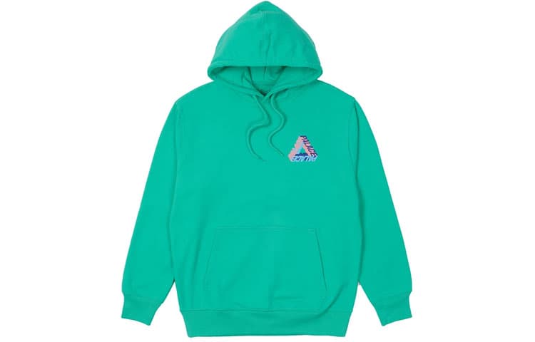 Худи PALACE P-3d Hood Aqua FW21 - изображение 2