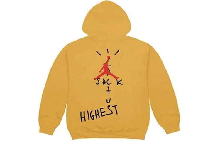 Худи Travis Scott x Jordan Cactus Jack Hoodie Yellow - изображение 2