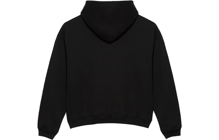 Худи Balenciaga Letter Embroidered Hoodie Black - изображение 2