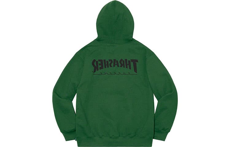 Кофта Supreme Week 5 x Thrasher Hooded Sweatshirt - изображение 2