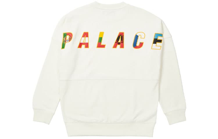 Худи PALACE Eu-don Crew White FW21 - изображение 2