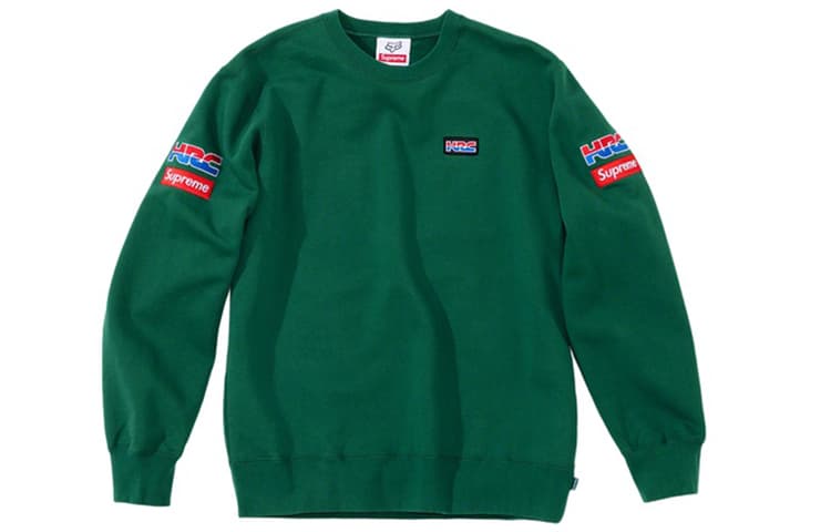 Худи Supreme x Honda x Fox Racing Crewneck - изображение 2
