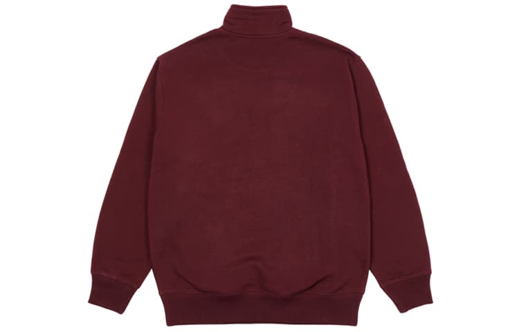 Худи PALACE FW21 ULTIMO 14 Zip Funnel Wine Logo - изображение 2