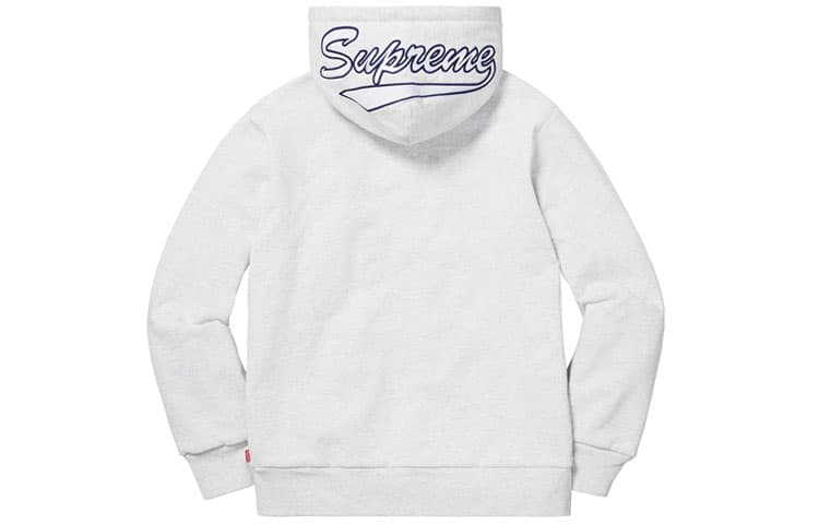 Кофта Supreme FW18 Thermal Zip Up Sweatshirt Ash Grey - изображение 2