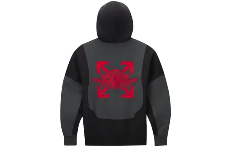 Худи Jordan x OFF-WHITE Hoodie Black - изображение 2