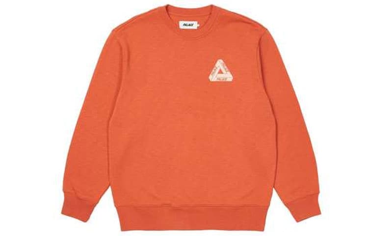 Худи PALACE FW21 Slub Crew Orange - изображение 2