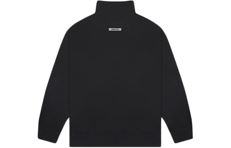 Кофта Fear of God Essentials SS20 Black Mock Neck Sweatshirt - изображение 2