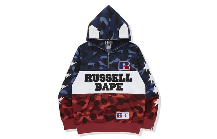 Худи BAPE RUSSELL Logo - изображение 1