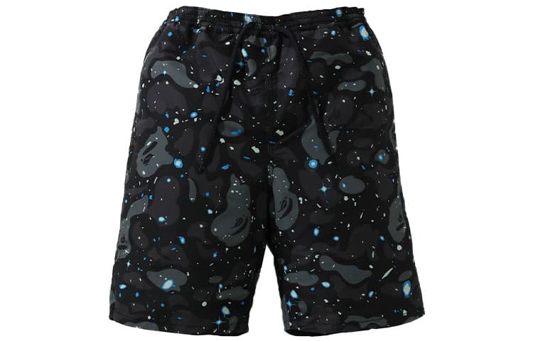 Шорты A BATHING APE Shark Space Print Shorts - изображение 3