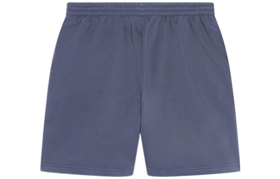 Шорты Balenciaga Straight-Leg Shorts Grey Blue - изображение 2