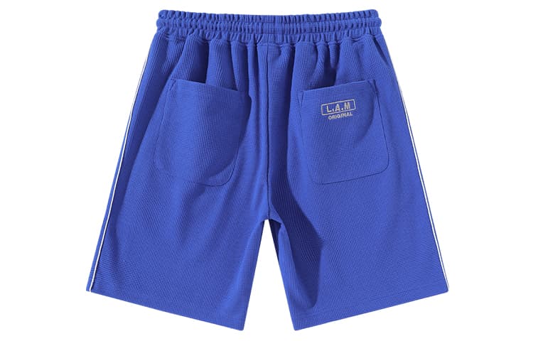 Шорты LAMLICKA Waffle Shorts Blue - изображение 2