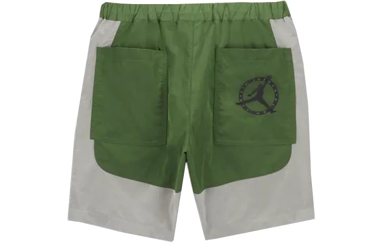 Тренировочные штаны Jordan x OFF-WHITE Colorblock Drawstring Shorts - изображение 2