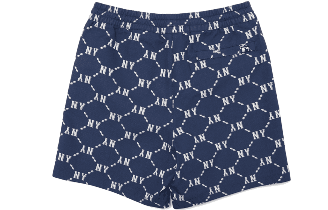 Шорты MLB Yankees Logo Jacquard Shorts Navy - изображение 2