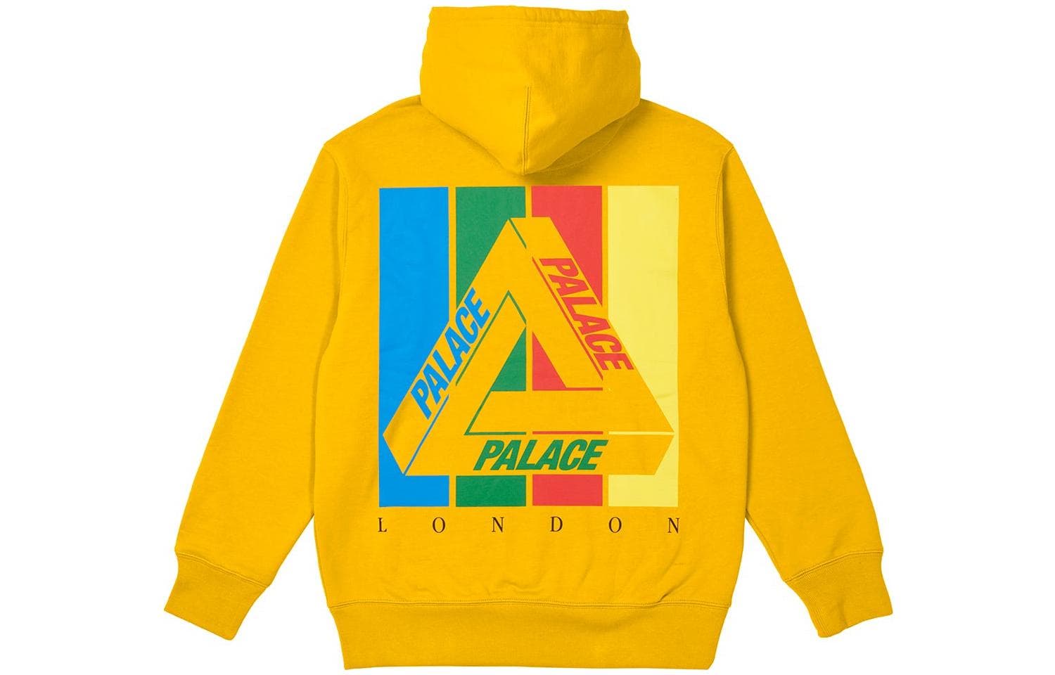 Худи PALACE SS22 Tri-Emb Hood Yellow Logo - изображение 2