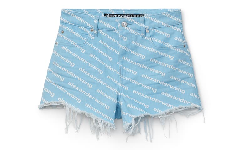 alexander wang SS22 Bite Shorts Blue - изображение 3